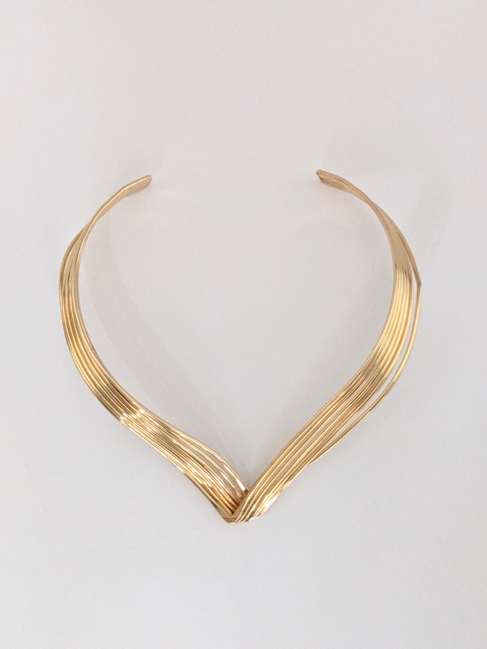 Multi-Strand Sculptural Collar Necklace